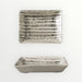 East of India Hand Painted Oblong Dish - Painted Stripe