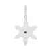 East of India Porcelain Hanger - Small Snowflake