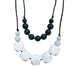East London Baby Co. Raven Geometric Teething Necklace