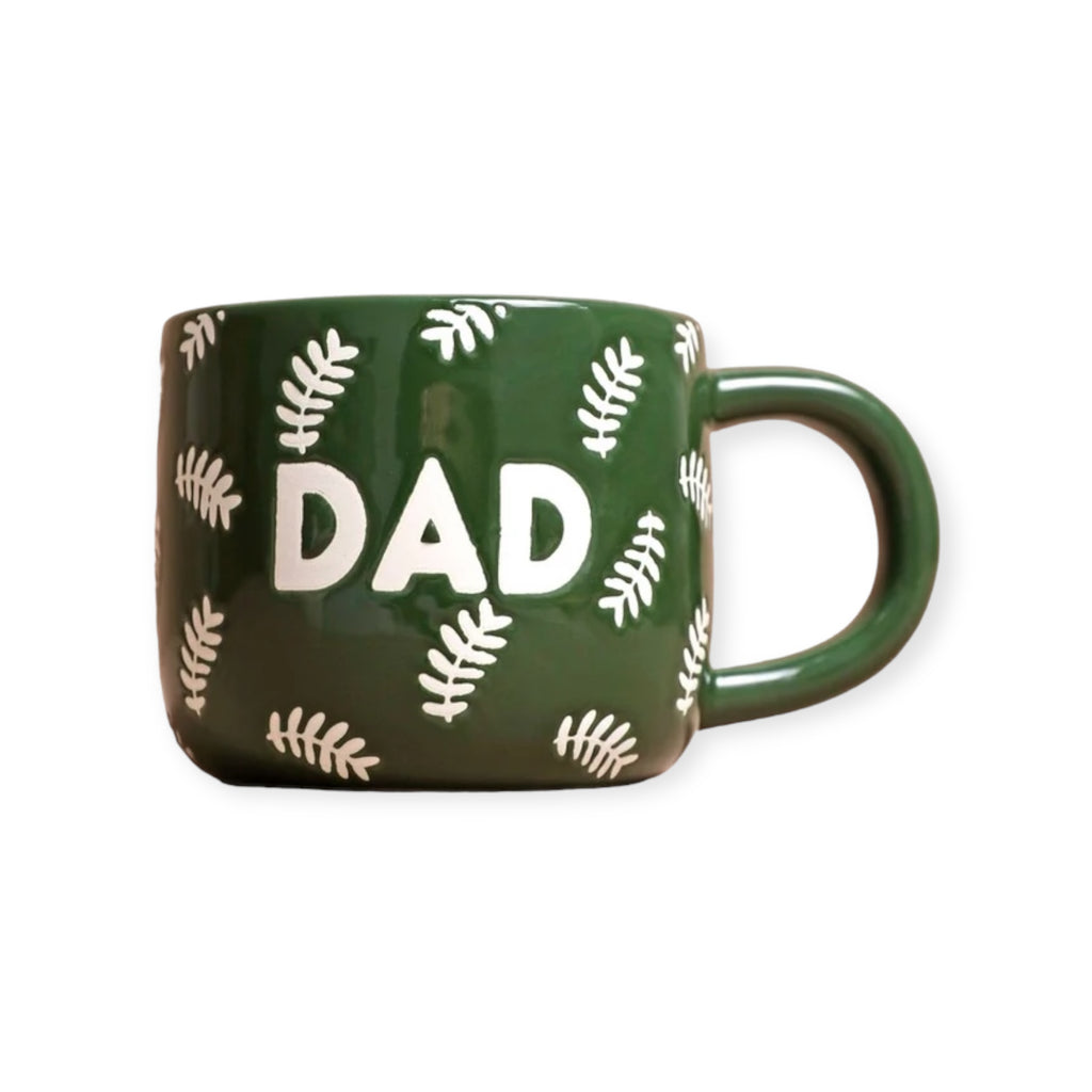 Lisa Angel Ceramic Green Leafy Dad Mug