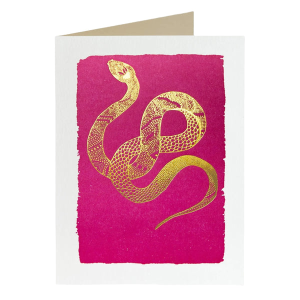 Archivist Magenta Snake Mini Card