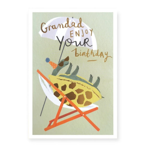 Louise Tiler Grandad Birthday Turtle