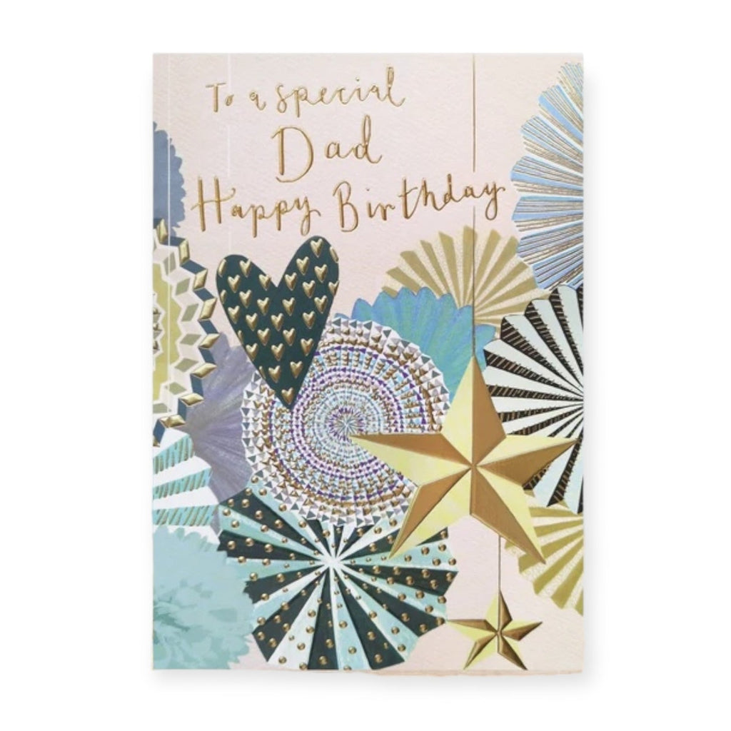 Louise Tiler Dad Birthday Fans Card