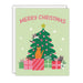 James Ellis Cats Christmas Tree Cards Set of 5
