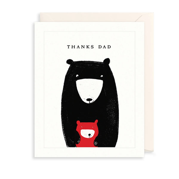 The Art File Thanks Dad Father's Day Card