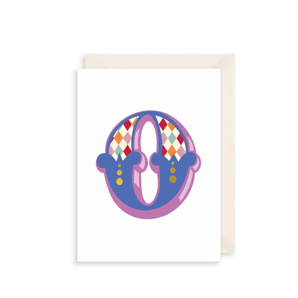 The Art File 'O' Alphabet Greetings Card