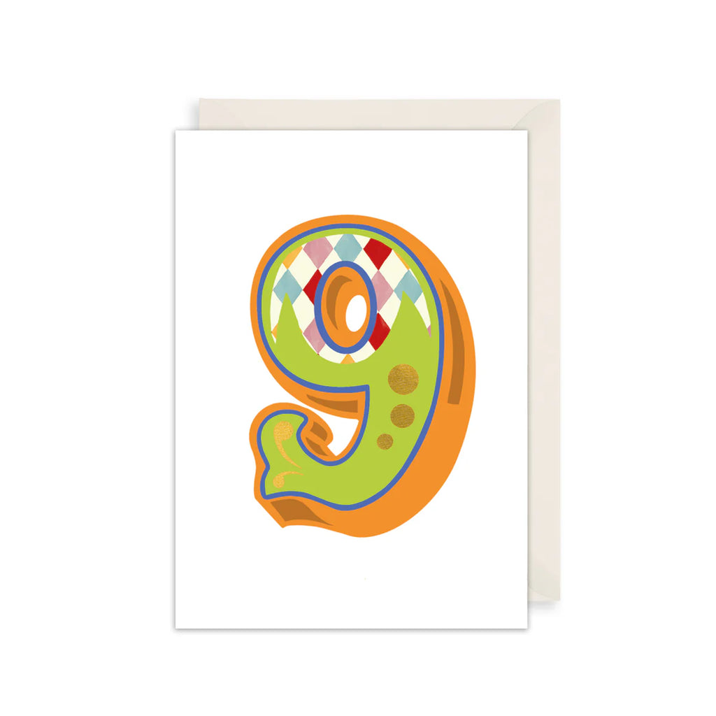 The Art File 9th Birthday Card