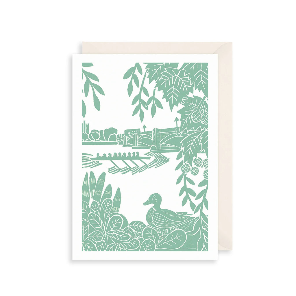 The Art File River Thames Greetings Card