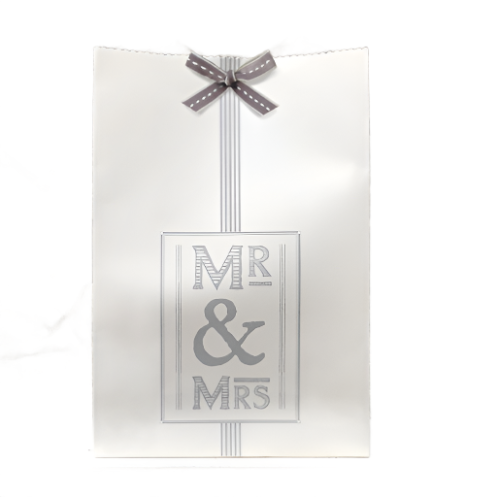 East of India Large Wedding Gift Bag - Mr & Mrs