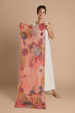 Powder 100% Linen Summer Woodland in Petal Scarf