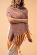 Powder Scarf Athena - Tangerine/Lavender