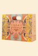 Powder Scarf Athena - Tangerine/Lavender
