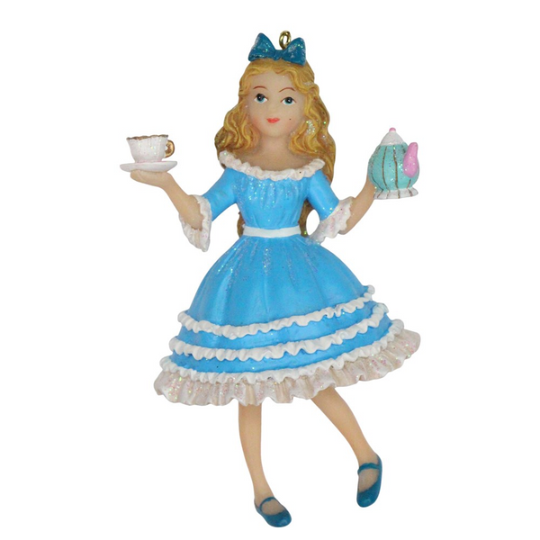 Gisela Graham Resin Decoration - Alice in Wonderland