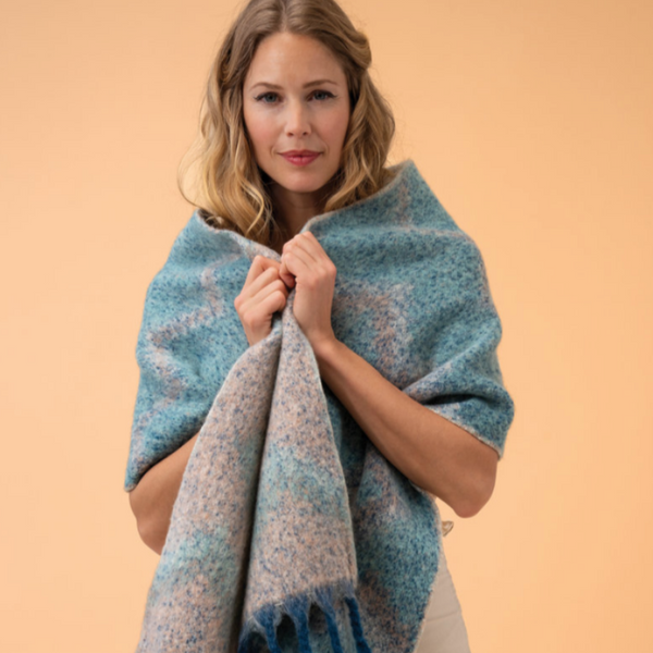 Powder Melia Cosy Scarf - Denim