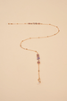 Powder Glasses Chain - Delicate Chain in Amethyst