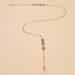 Powder Glasses Chain - Delicate Chain in Amethyst