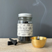 East of India Jar of incense Cones - Black Pomegranate