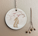 East of India Round Woodland Tag - Rabbit