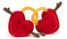Jellycat Amuseables Val & Tina Love Locks