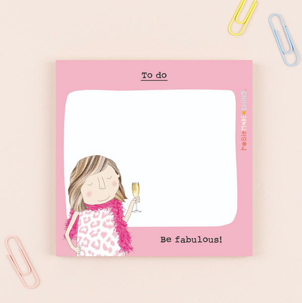 Rosie Made A Thing Be Fabulous Sticky Jots Pad