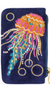Powder Velvet Card Holder - Jolly Jelly - Navy