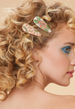 Powder Jewelled Hair Clips Set of 2 Hollywood Starlet
