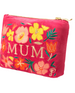 Powder Velvet Mini Pouch - Lovely Mum - Fuchsia