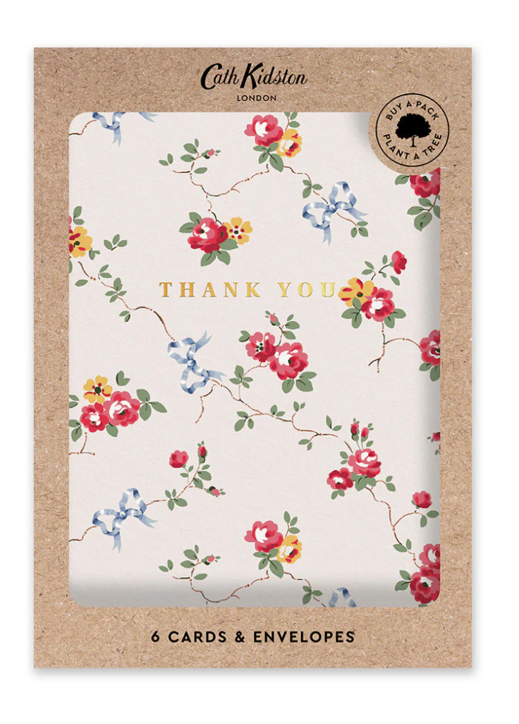 Ohh Deer Cath Kidson Bows & Roses Thank You Cards