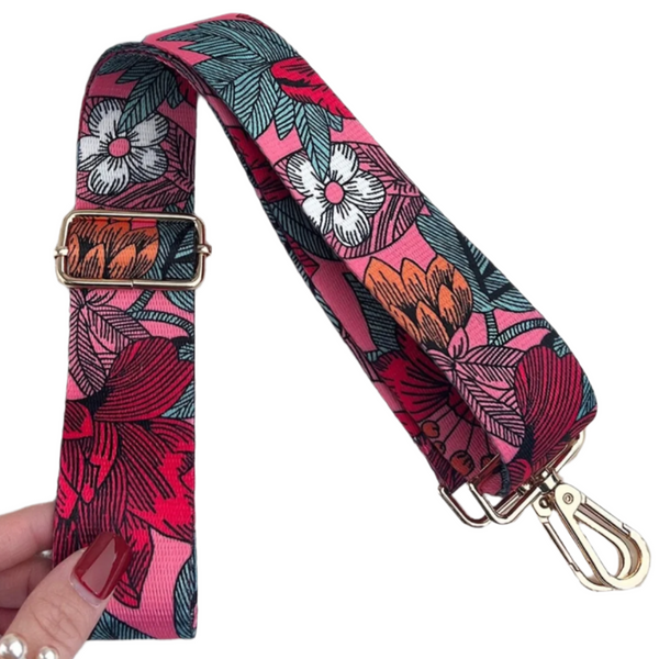 Floral Bag Strap - 135cm