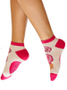 Powder Paisley Floral Trainer Socks