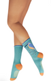 Powder Ladies' Ankle Socks - Dignified Kingfisher