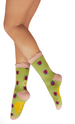 Powder Ladies' Ankle Socks - Lovely Ladybirds - Fern