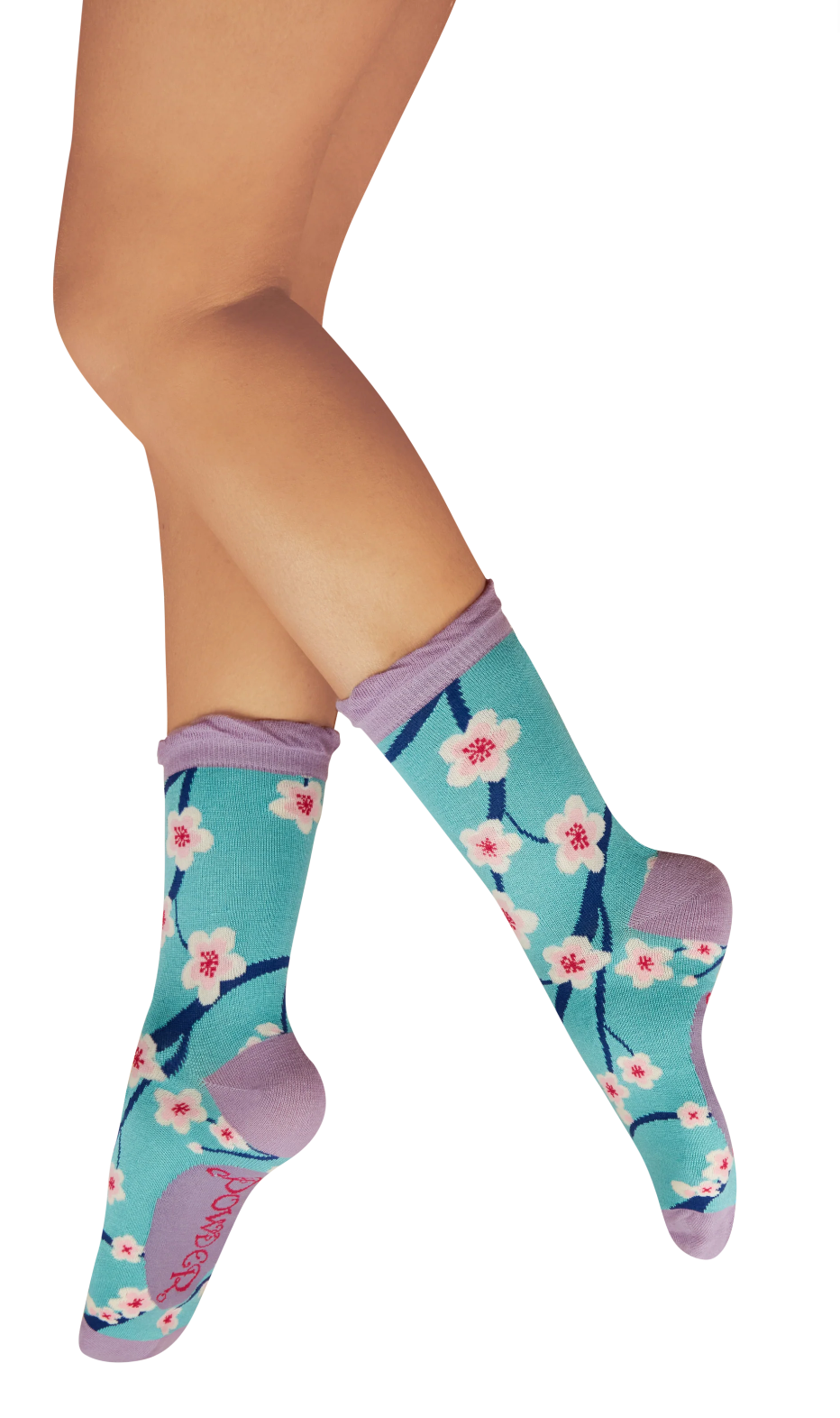 Powder Ladies' Ankle Socks - Cherry Blossoms