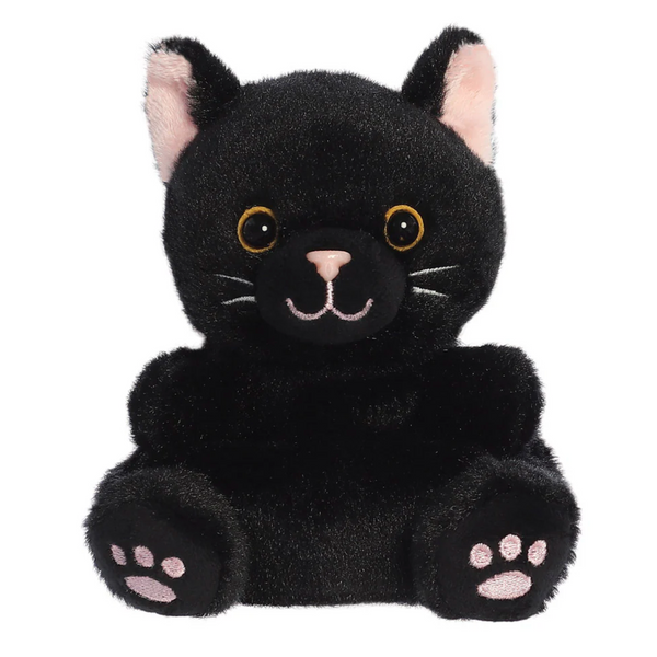 Aurora World Palm Pals Twilight Black Cat Soft Toy