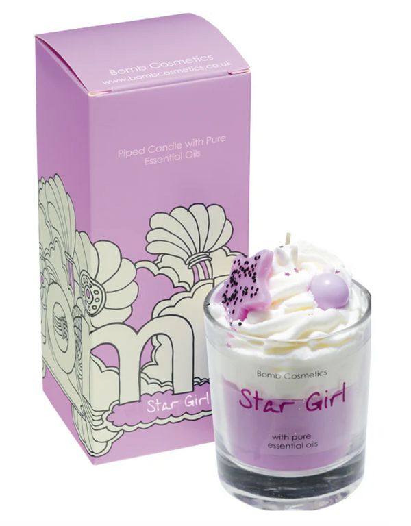 Stargirl Piped Glass Candle