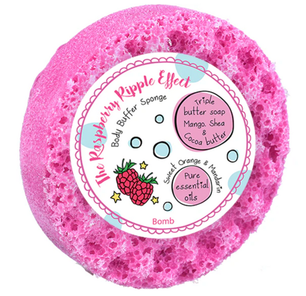 The Raspberry Ripple Effect Body Buffer Shower Soap