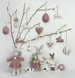 East of India Small Hanging Rabbit Head - Cream