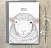 East of India Sheep Card - Thank Ewe Very Much
