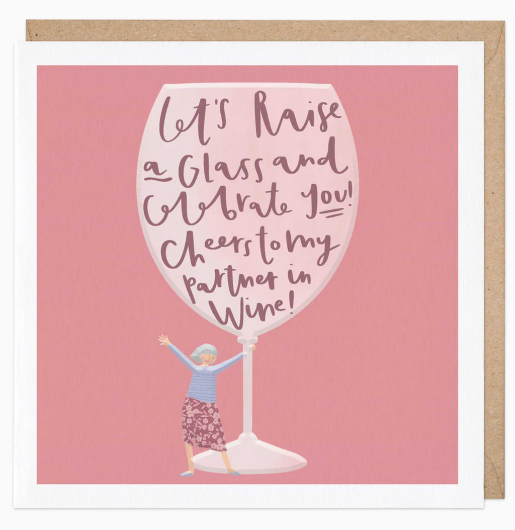 Whistlefish Raise A Glass Friend Card