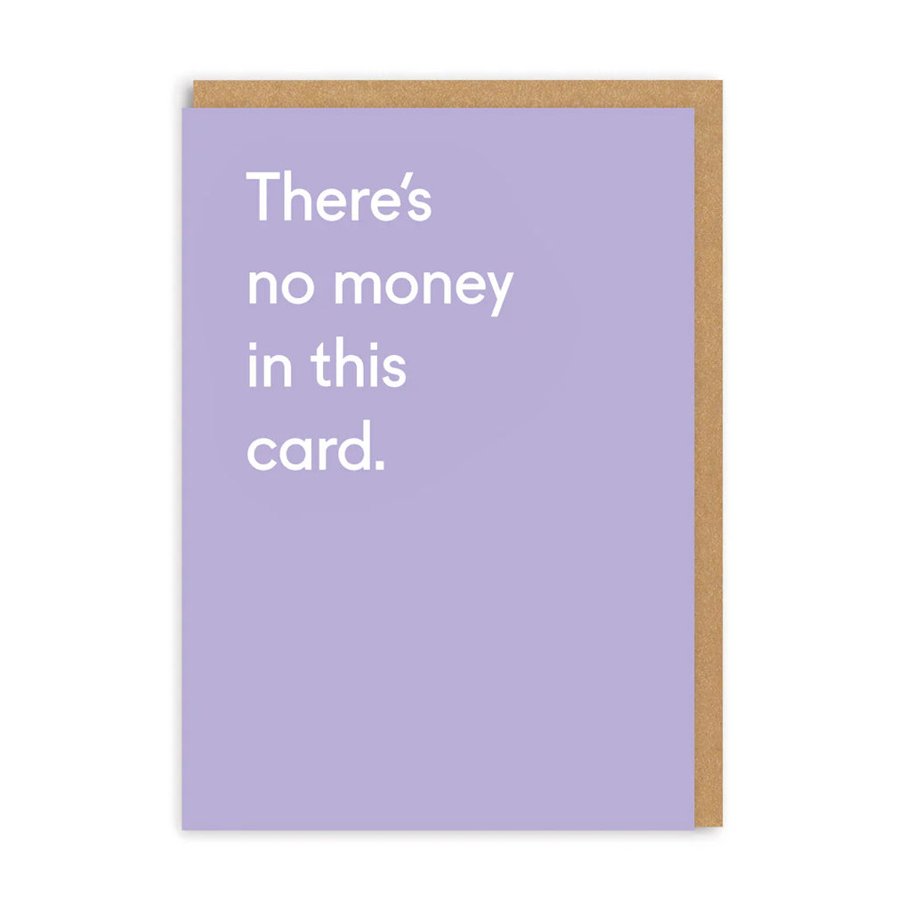 Ohh Deer There's No Money In This Card Birthday Card