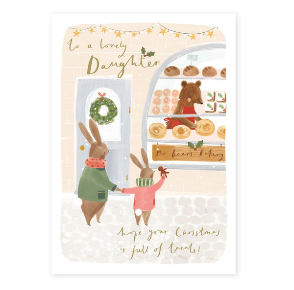 The Art File Daughter Christmas Bakery Christmas Card