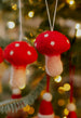 Fiona Walker Red Toadstool Christmas Decoration