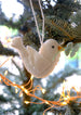 Fiona Walker Dove with Olive Branch Hanging Christmas Decoration