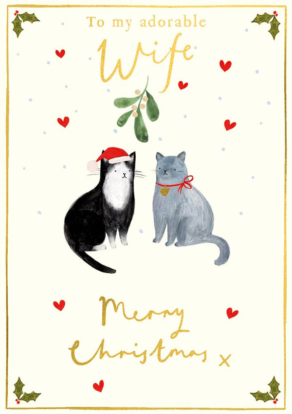 The Art File Adorable Wife Christmas Card