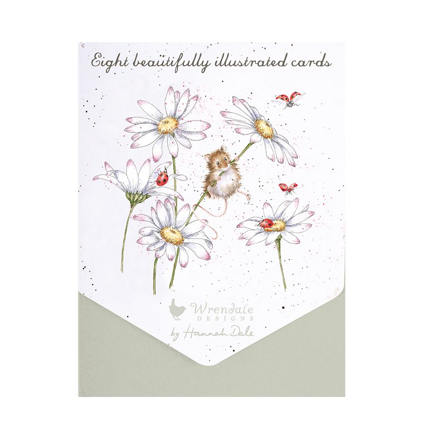 Wrendale 'Oops a Daisy' Mouse Notecard Set