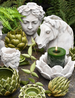 Gisela Graham Dark Green Pillar Candle
