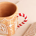Lisa Angel Ceramic Gingerbread House Mug with Lid