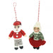 Fiona Walker Mr and Mrs Christmas Decoration