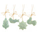 Fiona Walker  Gingerbread Hanging Decoration - Blue