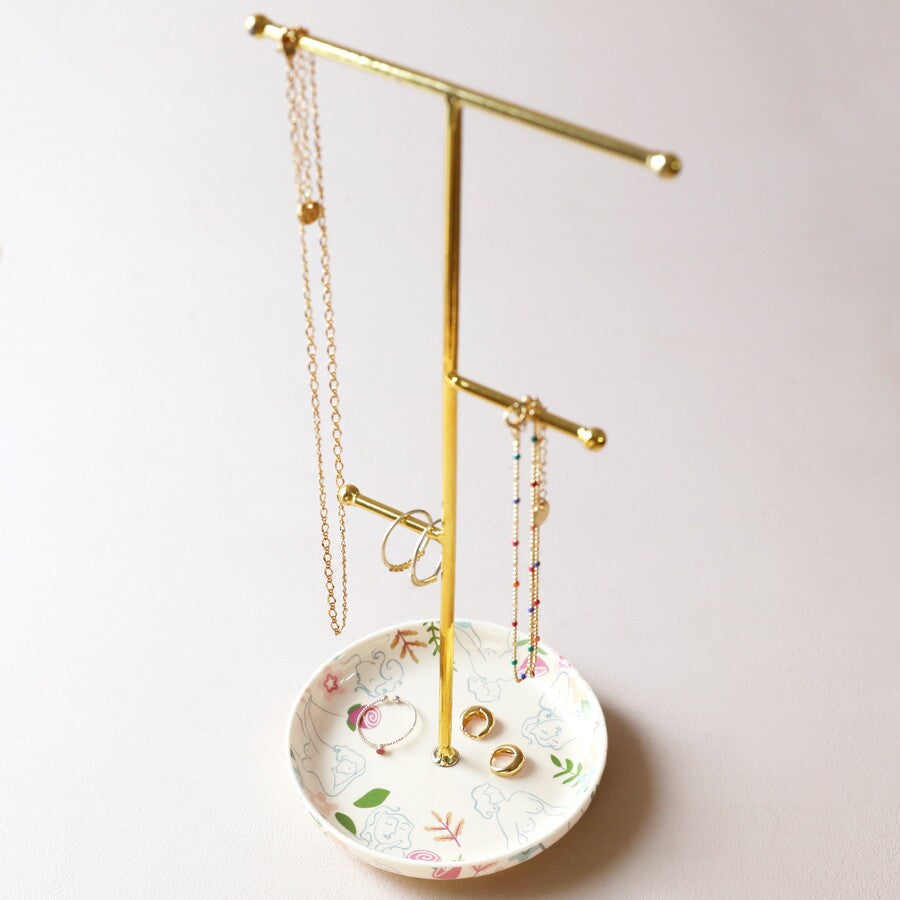 Lisa Angel Floral Figures Jewellery Stand